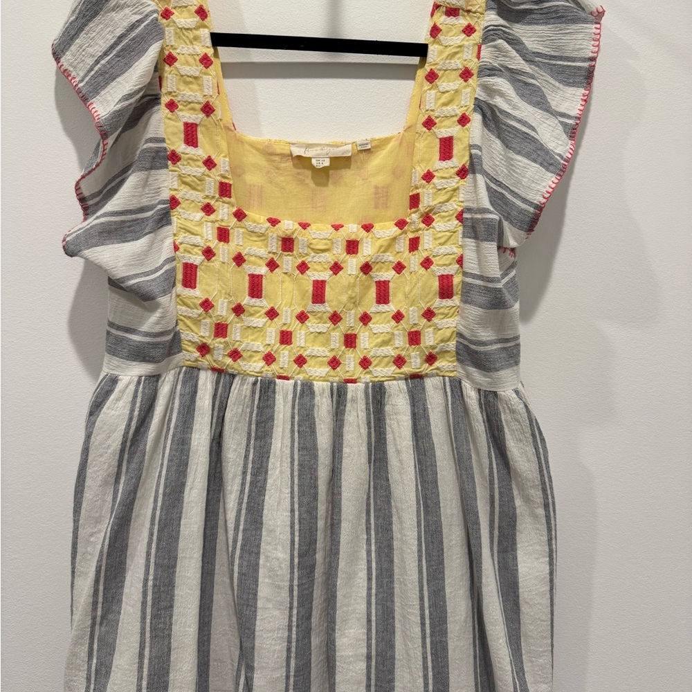 Anthropologie X Forever your Girl striped tunic top